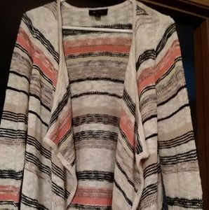 Medium multicolored striped cardigan